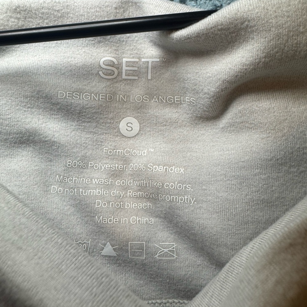 Set Active Formcloud Light Gray High-Waisted Legg… - image 7